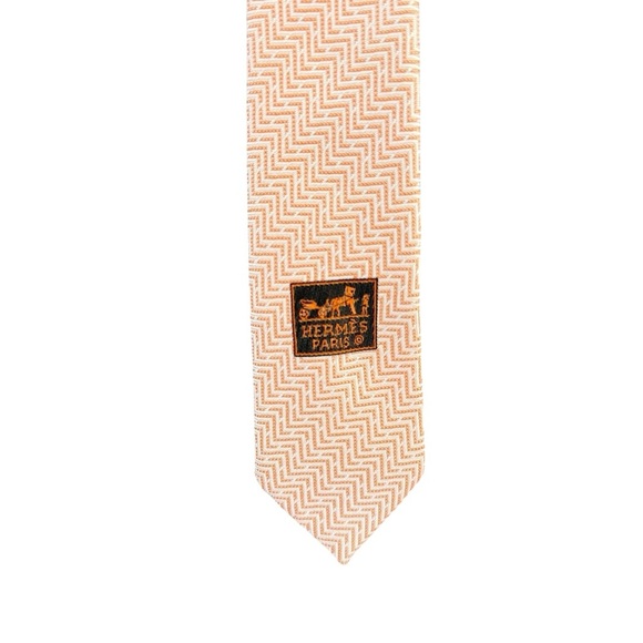 Like New Authentic Hermes-Paris Men's Tie - Picture 5 of 5